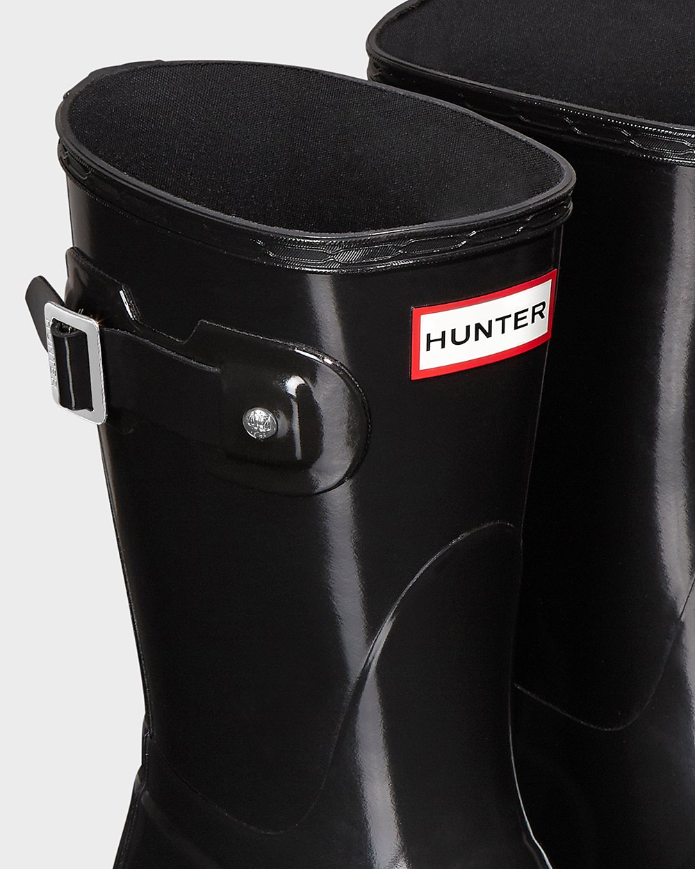 Hunter Mujer Original Gloss - Botas de Lluvia Negras - 980-AYOHPK